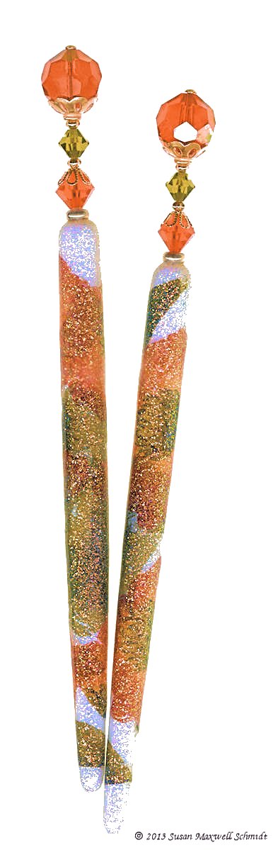 Wild Persimmon LongLocks SugarStix Hair Sticks