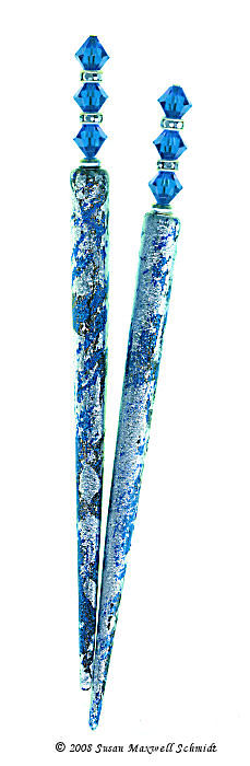 Winter Lake LongLocks FoilStix Hair Sticks