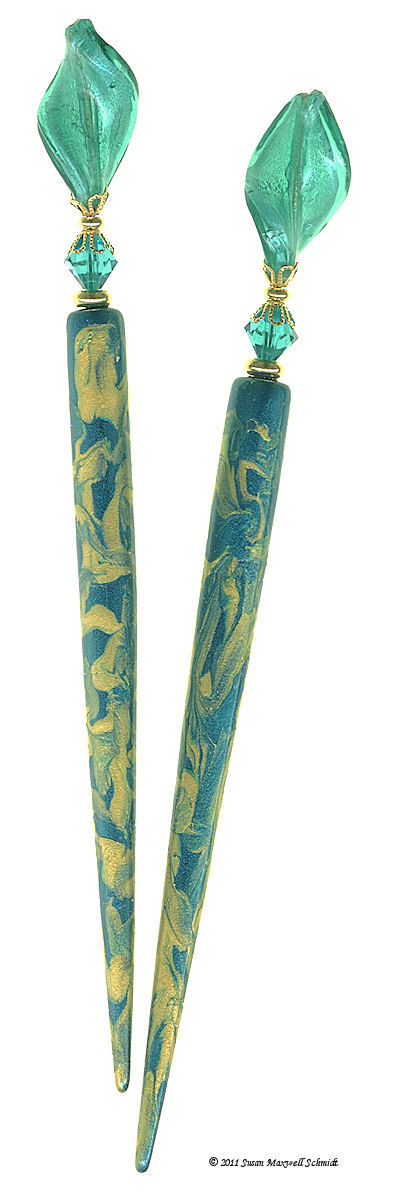 Zircon Forest LongLocks Hair Jewelry Design