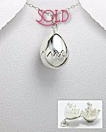 Sterling Silver Hatching Egg Pendant With a Surprise!