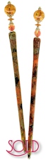 Amber Jewel Special Edition BijouStix Hair Sticks