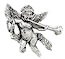 Sterling Silver Cherub Pendant