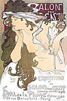 Art Nouveau Salon Poster by Mucha