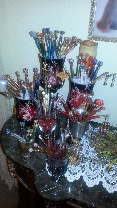 Image of Amy and Dee Ann Sagor's LongLocks HairSticks Collection for Facebook Photo Contest