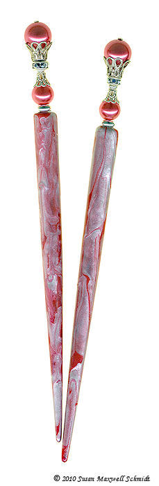 Frosted Raspberry LongLocks IllusioniStix Hair Jewelry