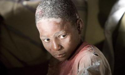 A young victim of the Haitian earthquake