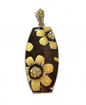Cloisonné and Rhinestone Pendant Available at PaintedBride eBay Auctions