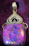 Purple Turquoise Pendant