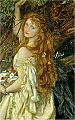 Fine Art Painting Ophelia and He Will Not Come Again by Arthur Hughes