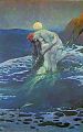 Fine Art Painting The Mermaid by Howard Pyle