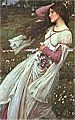 Fine Art Painting Windflowers by John William Waterhouse