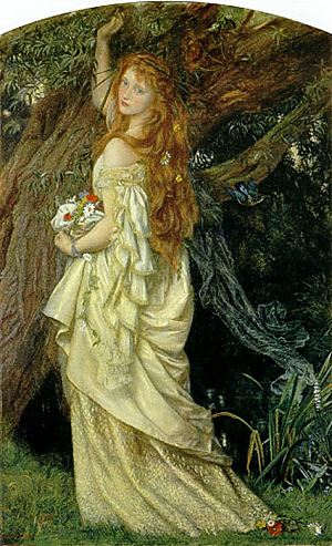 Ophelia and He Will Not Come Again by Arthur Hughes