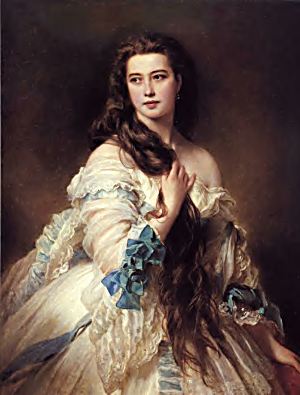 Portrait of Mme. Rimsky-Korsakova by Franz Xaver Winter Halter