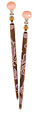 Peach Brulé Stix Nouveau Hair Jewelry