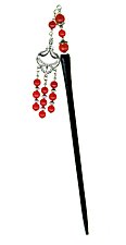 Ruby Japanese Hair Ornament