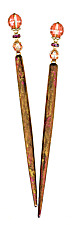 Smoldering Magma LuminiStix Hair Sticks