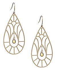 Kris Nations Cathedral Citrine Earrings