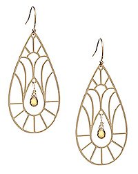 Kris Nations Cathedral Citrine Earrings