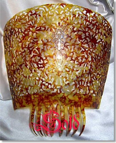 Rare Tortoise Shell Mantilla Comb