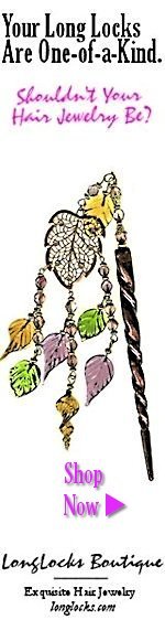 Weeping Katsura LongLocks GeishaStix Kanzashi Hair Pin